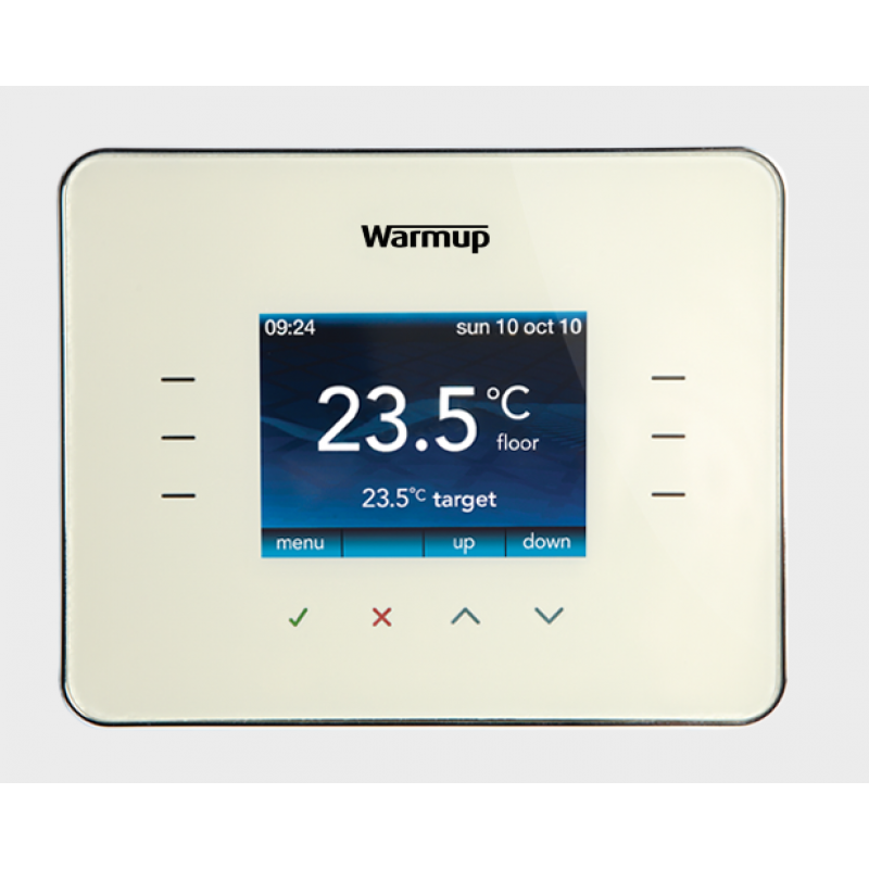 Warmup 3IE Thermostat Cloud White