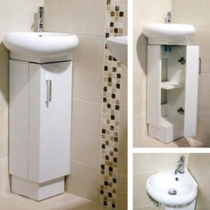 Small Corner Vanity Units For Bathroom My Web Value Barca Corner Vanity Unit White