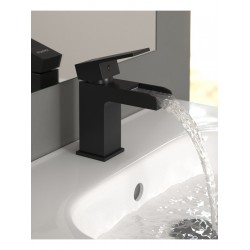 Bingley Black Mono Basin Mixer