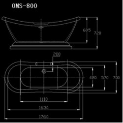 Monarch Freestanding Bath