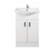 Davies 55cm White Vanity Unit Classic Basin