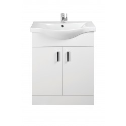 Davies 65cm White Vanity Unit Classic Basin