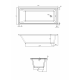 Oscar 1700x700 Single Ended Bath Oscar 1700x700 Single Ended Bath