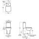 Tempo Fully Skirted Toilet Tempo Fully Skirted Toilet