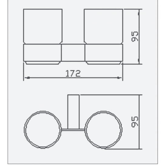 Encore Double Tumbler Holder Encore Double Tumbler Holder