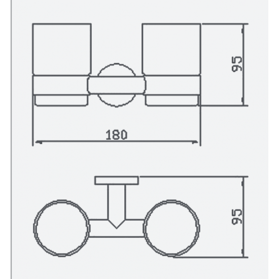 Luca Double Tumbler Holder Luca Double Tumbler Holder