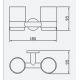 Luca Double Tumbler Holder Luca Double Tumbler Holder