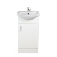 Davies 45cm White Vanity Unit Classic Basin