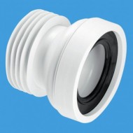 Straight Pan Connector White