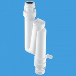 1 1/4" Pedestal Trap White