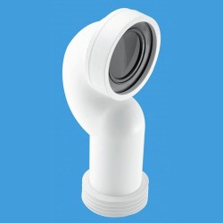 Space Saver Pan Connector 90° White