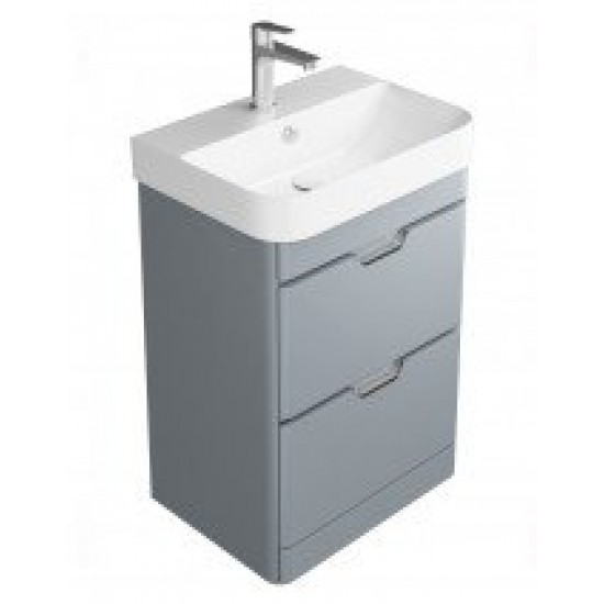 Sott' Aqua Light Grey Floor Standing 48 Vanity Unit - 2 Drawer Sott' Aqua Light Grey Floor Standing 48 Vanity Unit - 2 Drawer
