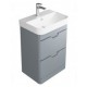 Sott' Aqua Light Grey Floor Standing 48 Vanity Unit - 2 Drawer Sott' Aqua Light Grey Floor Standing 48 Vanity Unit - 2 Drawer