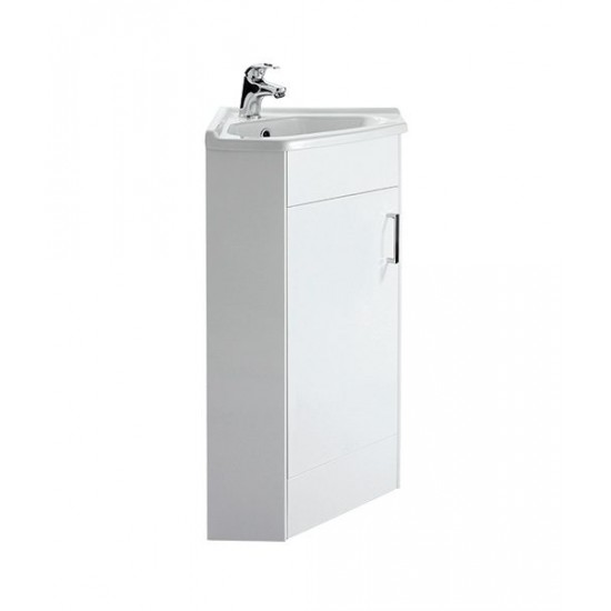 Davies Corner Vanity Unit White