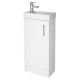 Davies Minimalist Floor Standing Vanity Unit White