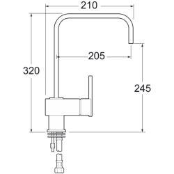 Edge Mono Sink Mixer