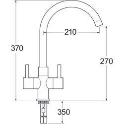 Metropolis Mono Sink Mixer