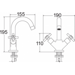 Motif Basin Mixer