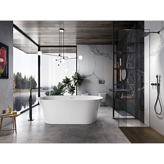 Swept Freestanding Bath