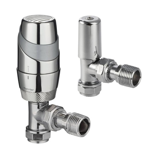 Pegler TRV Pack Chrome Angled 632329