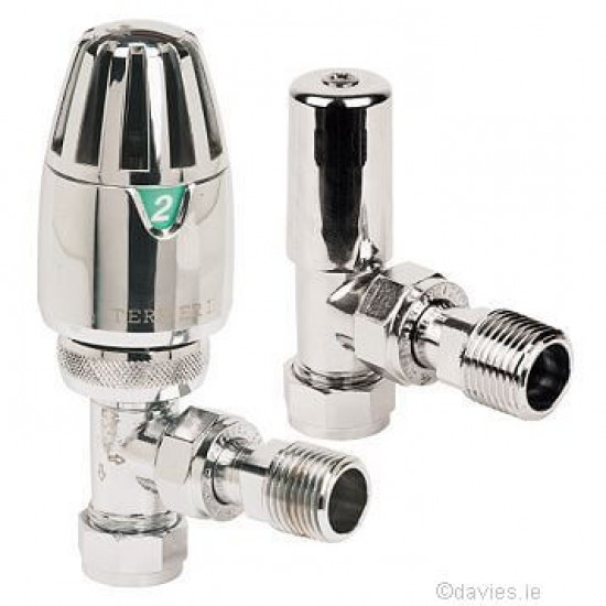 Pegler Trv Pack Chrome Angled