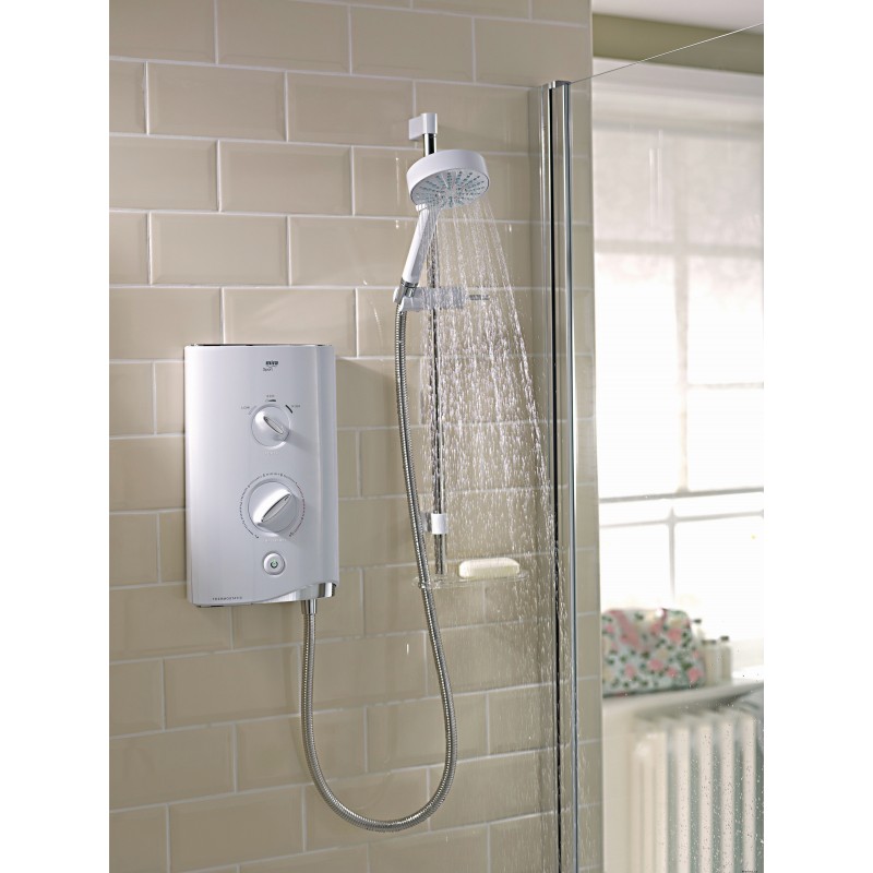 Mira Sport Thermostatic 9.8kw White